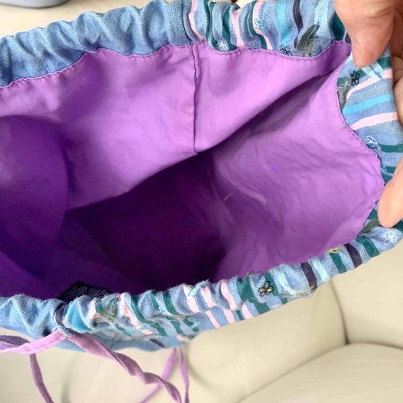 Gap Sky Blue Embroidered Backpack - Picture 8 of 10